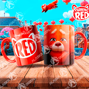 13 Plantillas para Sublimar Tazas de Turning Red con Editables y Mockups - peliculas 13 Plantillas para Sublimar Tazas de Turning Red con Editables y Mockups - peliculas - Imagen 3