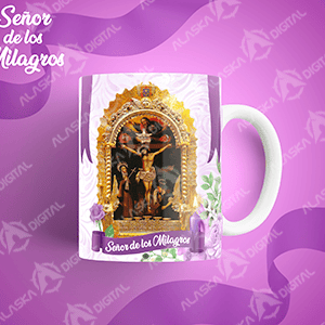 7 plantillas Recuerdo del Sr. de los Milagros para sublimar en taza 7 plantillas Recuerdo del Sr. de los Milagros para sublimar en taza - Imagen 4