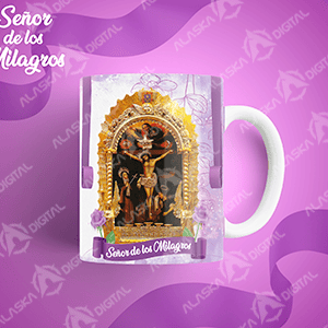 7 plantillas Recuerdo del Sr. de los Milagros para sublimar en taza 7 plantillas Recuerdo del Sr. de los Milagros para sublimar en taza - Imagen 3