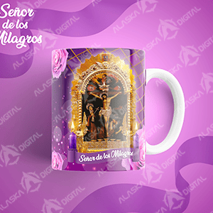 7 plantillas Recuerdo del Sr. de los Milagros para sublimar en taza 7 plantillas Recuerdo del Sr. de los Milagros para sublimar en taza - Imagen 2