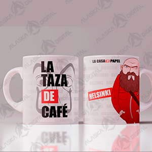 9 plantillas tazas la casa de papel 9 plantillas tazas la casa de papel - Imagen 4