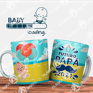 4 Plantillas para sublimar vas a ser papa 4 Plantillas para sublimar vas a ser papa - Imagen 3