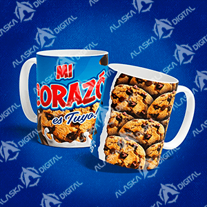8 Plantillas para Sublimar Tazas de Galletas y Chocolates con Editables y Mockups 8 Plantillas para Sublimar Tazas de Galletas y Chocolates con Editables y Mockups - Imagen 4
