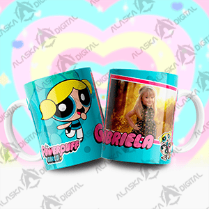 9 Plantillas para Sublimar Tazas Chicas Superpoderosas con Editables y Mockups