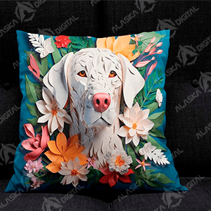 7 Plantillas PNG para Sublimar Cojines de Mascotas 3D con Mockups