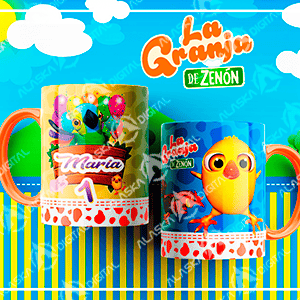 10 Plantillas para Sublimar Taza Granja de Zenon con Editables y Mockups 10 Plantillas para Sublimar Taza Granja de Zenon con Editables y Mockups - Imagen 3
