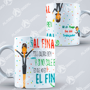 8 Plantillas para Sublimar Taza Trabajador con Editables y Mockups 8 Plantillas para Sublimar Taza Trabajador con Editables y Mockups - Imagen 5