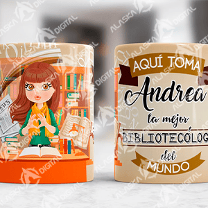 8 Plantillas para Sublimar Taza Trabajador Variado v3 con Editables y Mockups