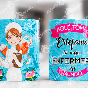 8 Plantillas para Sublimar Taza Trabajador Variado v4 con Editables y Mockups 8 Plantillas para Sublimar Taza Trabajador Variado v4 con Editables y Mockups - Imagen 4