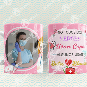 10 Plantillas para Sublimar Tazas de Medicos y Doctores con Editables y Mockups 10 Plantillas para Sublimar Tazas de Medicos y Doctores con Editables y Mockups - Imagen 5