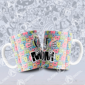 12 Plantillas para Sublimar Tazas CatDog Mom con Editables y Mockups 12 Plantillas para Sublimar Tazas CatDog Mom con Editables y Mockups - Imagen 4