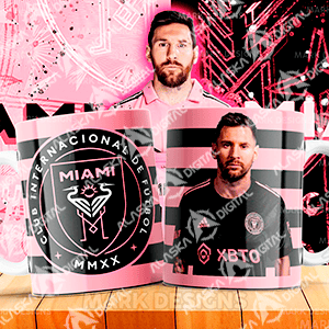 9 Plantillas Messi Miami Editables y Mockups
