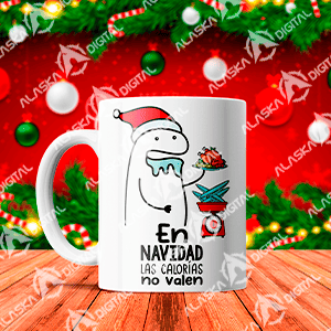 24 Plantillas para Sublimar Tazas Navidad con Florks con Editables y Mockups 24 Plantillas para Sublimar Tazas Navidad con Florks con Editables y Mockups - Imagen 3