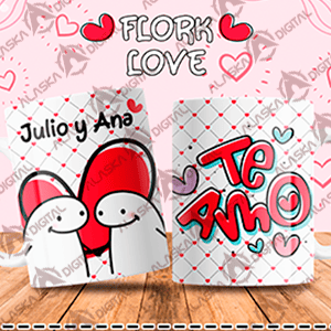 12 Plantillas para Sublimar Tazas Flork Love V2 con Editables y Mockups 12 Plantillas para Sublimar Tazas Flork Love V2 con Editables y Mockups - Imagen 3