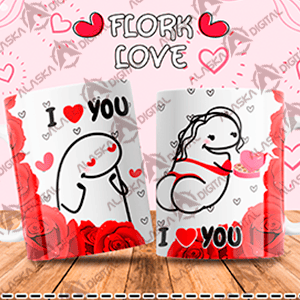 12 Plantillas para Sublimar Tazas Flork Love V2 con Editables y Mockups 12 Plantillas para Sublimar Tazas Flork Love V2 con Editables y Mockups - Imagen 2