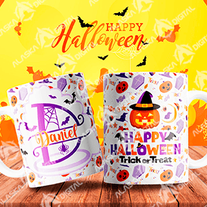 26 Plantillas para Sublimar Abecedario Halloween con Editables y Mockups 26 Plantillas para Sublimar Abecedario Halloween con Editables y Mockups - Imagen 4