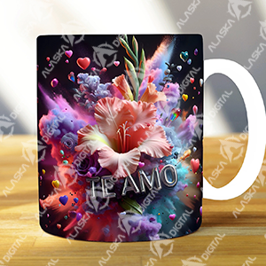 21 Plantillas PNG para Sublimar Tazas Flores Te Amo con Mockups 21 Plantillas PNG para Sublimar Tazas Flores Te Amo con Mockups - Imagen 4