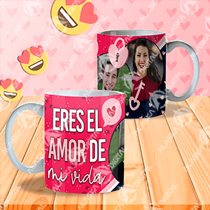 12 Plantillas para Sublimar Tazas Amor en Pareja con Editables y Mockups 12 Plantillas para Sublimar Tazas Amor en Pareja con Editables y Mockups - Imagen 2