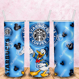 6 Plantillas PNG TUBLERS 3D para Sublimar Tumblers Mickey y Amigos con Mockups caricatura