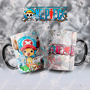 12 Plantilla Taza One Piece con Mockups y Editables
