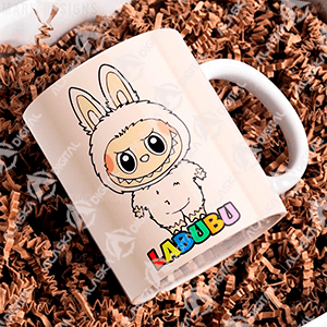 8 Plantillas para Sublimar Tazas Labubu con Editables y Mockups 8 Plantillas para Sublimar Tazas Labubu con Editables y Mockups - Imagen 3