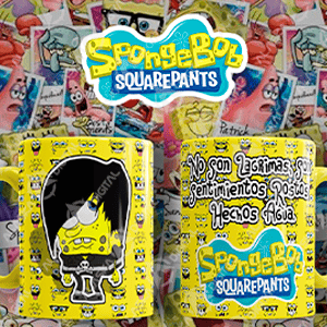 8 Plantillas para Sublimar Tazas Bob Esponja con Editables y Mockups 8 Plantillas para Sublimar Tazas Bob Esponja con Editables y Mockups - Imagen 5