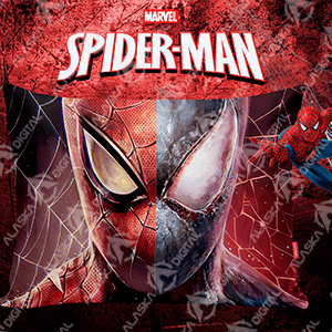 16 Plantillas de Spiderman para sublimar en Cojín Rectangular