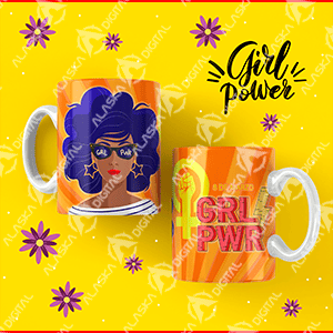 9 Plantillas para Sublimar Tazas Power Woman con Editables y Mockups 9 Plantillas para Sublimar Tazas Power Woman con Editables y Mockups - Imagen 3