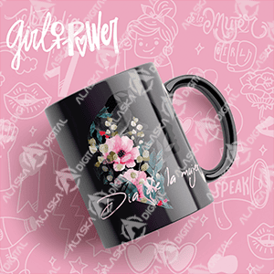 8 Plantillas para Sublimar Tazas Happy Women´s Day con Editables y Mockups 8 Plantillas para Sublimar Tazas Happy Women´s Day con Editables y Mockups - Imagen 5