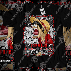 14 Plantillas para Sublimar Playeras Anime Héroes con Mockups