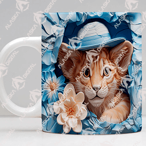 13 Plantillas PNG para Sublimar Taza de Animales 3D con Mockups 13 Plantillas PNG para Sublimar Taza de Animales 3D con Mockups - Imagen 4