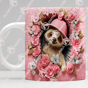 13 Plantillas PNG para Sublimar Taza de Animales 3D con Mockups 13 Plantillas PNG para Sublimar Taza de Animales 3D con Mockups - Imagen 3