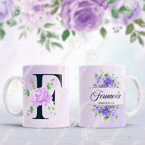 26 Plantillas para Sublimar Tazas ABC Damas de Honor con Editables y Mockups