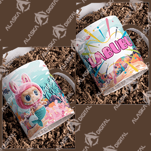 6 Plantillas PNG para Sublimar Tazas Labubu Primavera con Mockups 6 Plantillas PNG para Sublimar Tazas Labubu Primavera con Mockups - Imagen 3