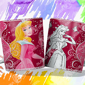 15 Plantillas para Sublimar de Colorear Princesas con Editables y Mockups