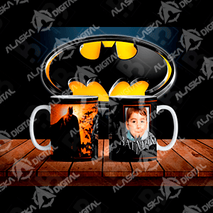8 Plantillas para Sublimar Tazas de Batman Cumpleaños con Editables y Mockups 8 Plantillas para Sublimar Tazas de Batman Cumpleaños con Editables y Mockups - Imagen 3