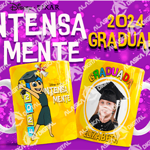 11 Plantillas para Sublimar Tazas Graduacion Intensamente con Editables y Mockups 11 Plantillas para Sublimar Tazas Graduacion Intensamente con Editables y Mockups - Imagen 2