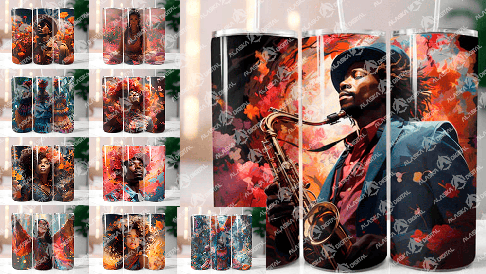 Afro-American Easter 1 Tumbler Wrap