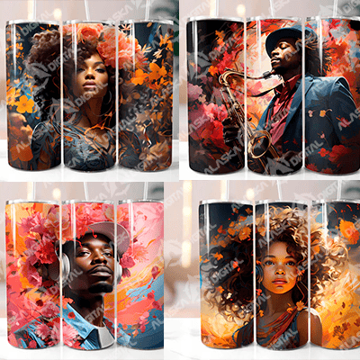 Afro-American Easter 1 Tumbler Wrap Afro-American Easter 1 Tumbler Wrap