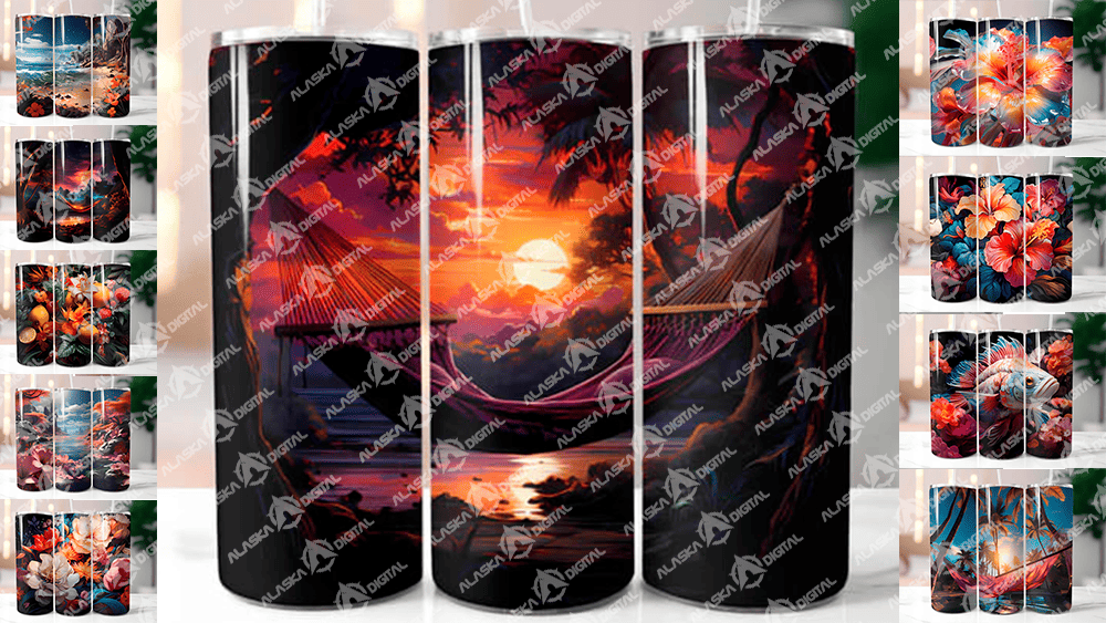 Tropical Spring 1 Tumbler Wrap