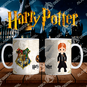 5 Plantillas para Sublimar Tazas Harry Potter con Editables y Mockups 5 Plantillas para Sublimar Tazas Harry Potter con Editables y Mockups - Imagen 2