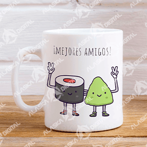 6 Plantillas para Sublimar Tazas Mejores Amigos con Editables y Mockups 6 Plantillas para Sublimar Tazas Mejores Amigos con Editables y Mockups - Imagen 5