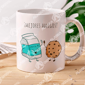 6 Plantillas para Sublimar Tazas Mejores Amigos con Editables y Mockups 6 Plantillas para Sublimar Tazas Mejores Amigos con Editables y Mockups - Imagen 4