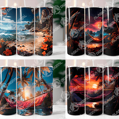 Tropical Spring 1 Tumbler Wrap Tropical Spring 1 Tumbler Wrap