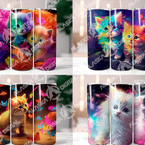 Gatitos lindos/Cute Kittens Tumbler Wrap