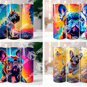 French Bulldog Tumbler Wrap
