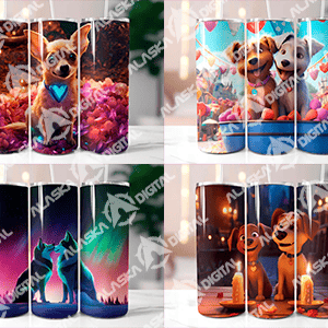 Love Dogs Tumbler Wrap