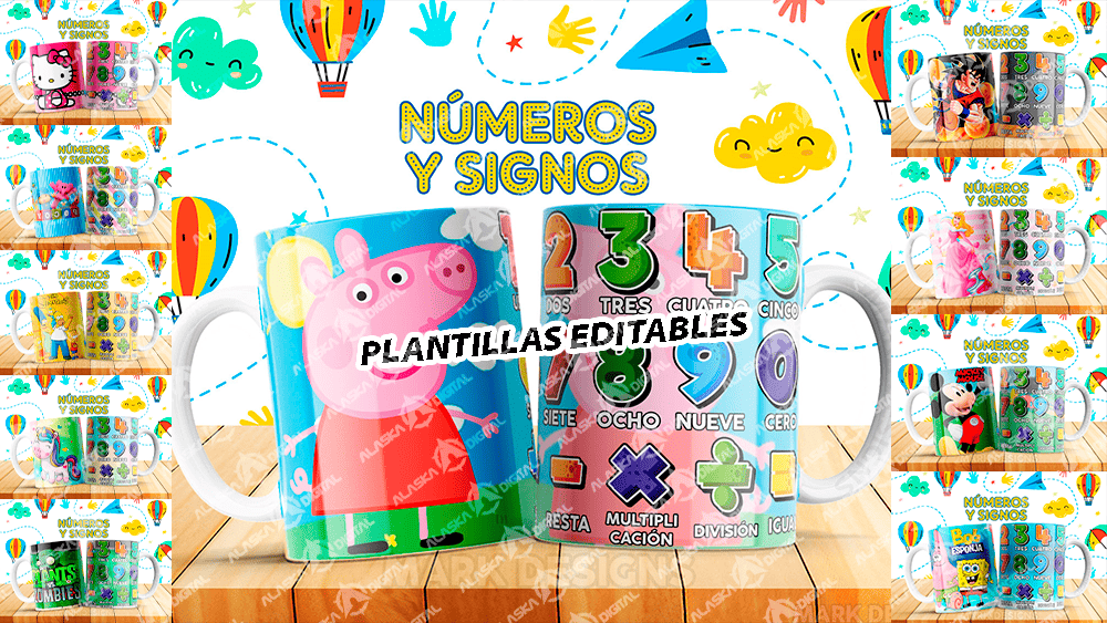 10 Plantillas comic Abecedario