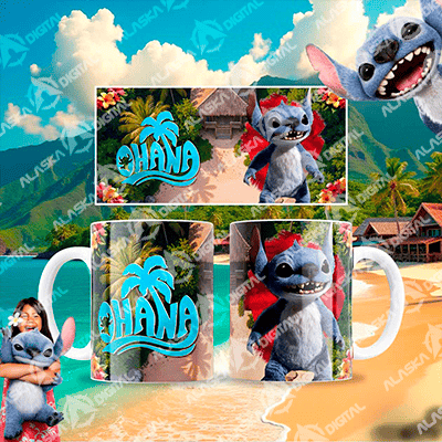 20 Plantillas Tazas lilo & Stitch 2025 + Editable 20 Plantillas Tazas lilo & Stitch 2025 + Editable - Imagen 5