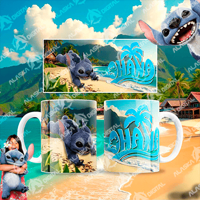 20 Plantillas Tazas lilo & Stitch 2025 + Editable 20 Plantillas Tazas lilo & Stitch 2025 + Editable - Imagen 2